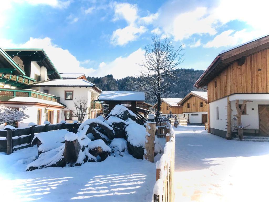 Sieglhub Chalets - Appartements - Hotel Flachau Bagian luar foto